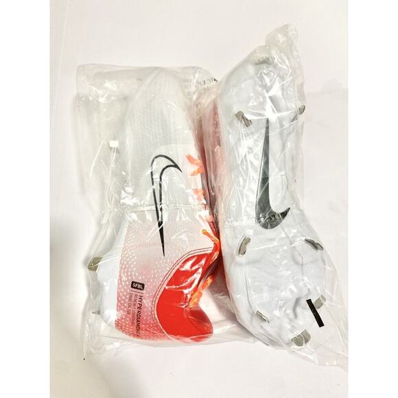 Nike Hyperdiamond 4 Pro Cleats Women’s Size 9 Red White Metal Fastpitch NWT - Picture 8 of 11